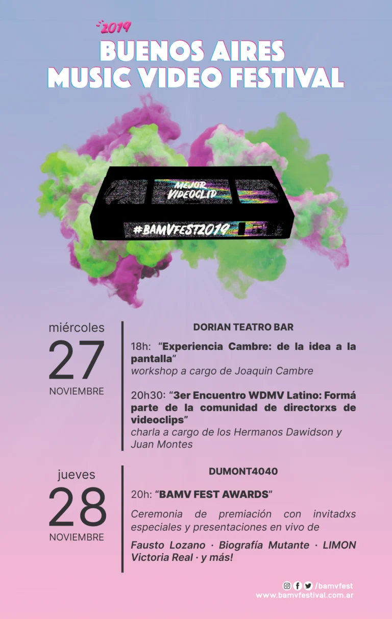 ¡Llega el BAMV FEST 2019 este 27 & 28 de noviembre!