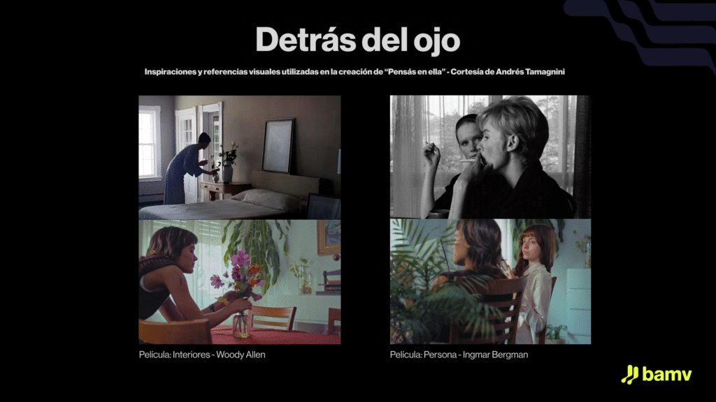 "Pensás en ella" — Lu Ferreyra - Frame still del videoclip