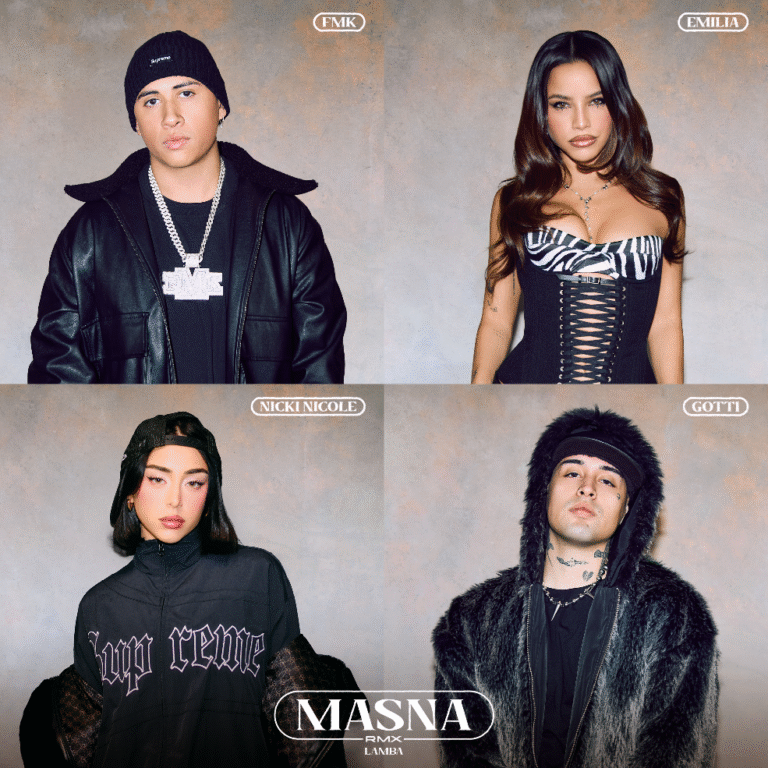 FMK, Emilia, Nicki Nicole y Tiago PZK presentan el videoclip de “MASNA REMIX”