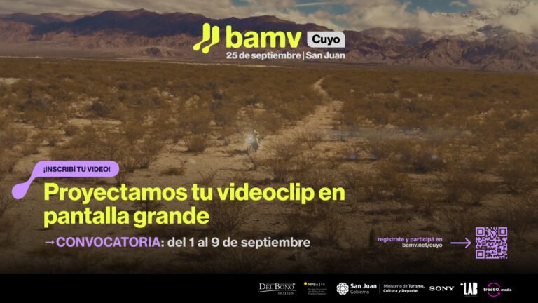 Convocatoria abierta: BAMV Fest Cuyo busca videoclips de la región